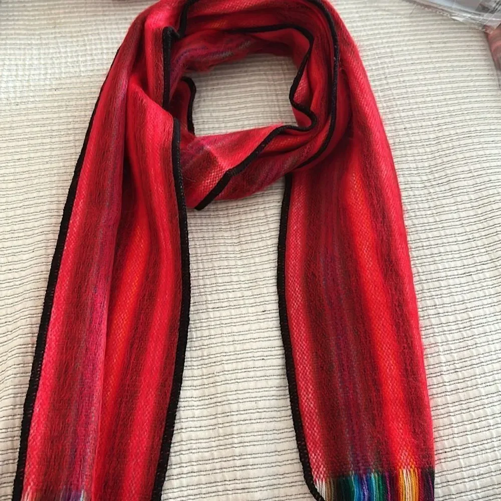 Beautiful alpaca scarf from Ecuador so soft and warm!